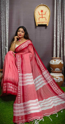SSK Woven Bollywood Cotton Blend Saree(Blue)
