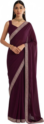 Tantvi Woven Handloom Art Silk Saree(Maroon)