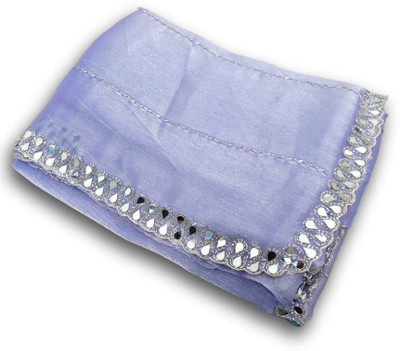 SAVEJ TRADER Embellished, Self Design Assam Silk Jimmy choo Saree(Purple)