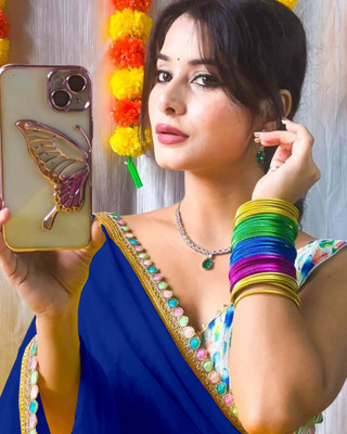 keshav piya fab Embellished Daily Wear Georgette Saree(Multicolor)