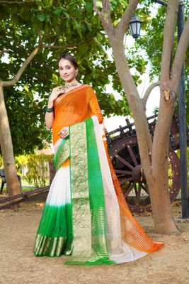 Aarunika SKT Digital Print Bollywood Art Silk Saree(Multicolor)