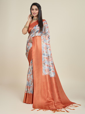 SHANVIKA Digital Print Daily Wear Polyester Saree(Multicolor)
