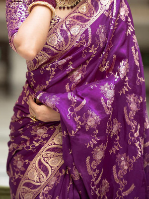 ANUVRATA Jacquard Printed Blouse Material
