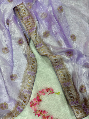 RK Creation Embroidered Daily Wear Silk Blend Saree(Multicolor)