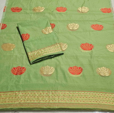 collctionmekhla Woven Mekhela Chador Pure Cotton Saree(Multicolor)