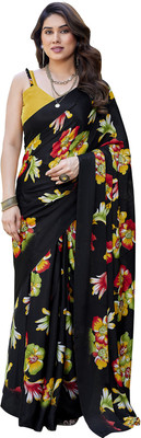 Priyashi Printed Bollywood Tussar Silk Saree(Multicolor)