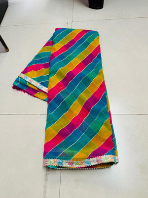 nabil Printed Bollywood Georgette Saree(Multicolor)