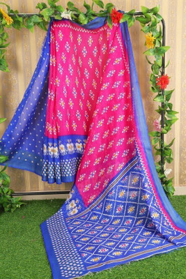 Saadhvi Self Design Bollywood Art Silk Saree(Pink)