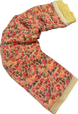 HouseOfCommon Polka Print, Floral Print, Graphic Print Bollywood Georgette Saree(Grey)