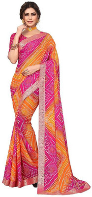 jaiMatadi Self Design Bollywood Cotton Silk Saree(Multicolor)