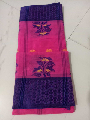 makalitraders Woven Tant Pure Cotton Saree(Yellow)