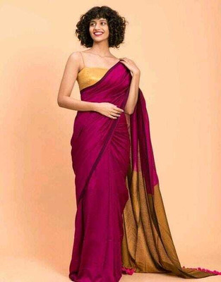 RMSCOLLECTION Self Design Handloom Cotton Silk Saree(Multicolor)