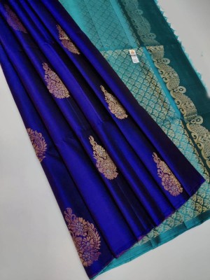 GATISHVAM TEXTILE Printed Banarasi Art Silk Saree(Multicolor)