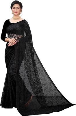 Pradeep Embroidered Bollywood Net Saree(Multicolor)