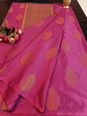Tahira creation Woven Banarasi Art Silk Saree(Multicolor)