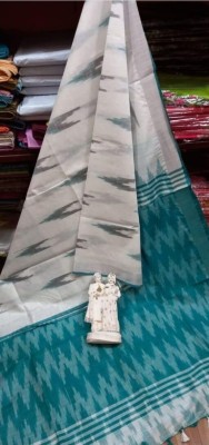 DD Handloom Self Design Ikkat Cotton Blend Saree(Multicolor)