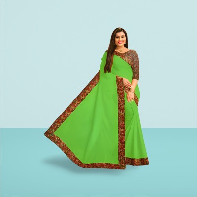 Shilpa Fashion Woven Kanjivaram Silk Blend Saree(Light Green)