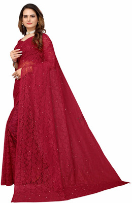 Suali Embellished Bollywood Georgette Saree(Maroon)