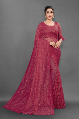 Saadhvi Embroidered Bollywood Georgette Saree(Maroon)
