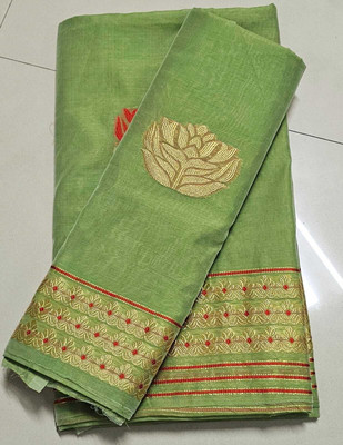 collctionmekhla Woven Mekhela Chador Pure Cotton Saree(Multicolor)