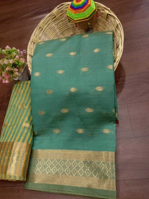 Gajal Self Design Kanjivaram Art Silk, Pure Silk Saree(Light Green)
