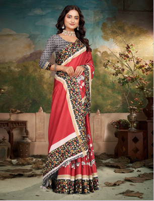 Gajal Woven Kanjivaram Pure Cotton, Cotton Linen Saree(Multicolor)