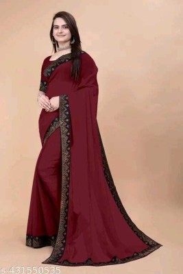 SOJITRA IMPEX Embellished Bollywood Georgette Saree(Maroon)