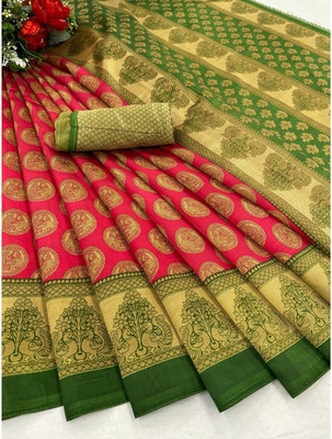 Suali Self Design Bollywood Georgette Saree(Pink)