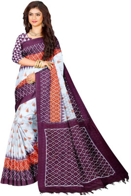 PRIYASAREE Self Design Handloom Cotton Blend Saree(Multicolor)