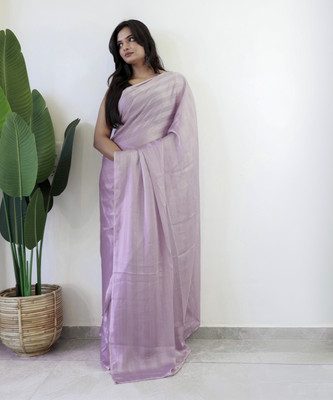 Divastri Self Design Bollywood Georgette Saree(Purple)