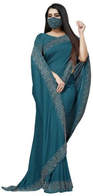 SHAKTIJEN ENTERPRISE Self Design Bollywood Polyester Saree(Purple)