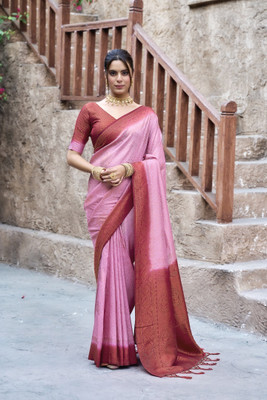Shreesai Embroidered Bollywood Georgette Saree(Pink)