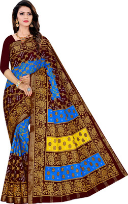 SARITA SAREES Printed Bandhani Pure Cotton Saree(Multicolor)
