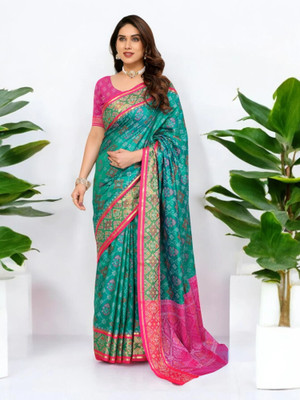 Divastri Self Design Banarasi Art Silk Saree(Light Green)