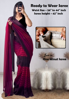 Riddhi textile Hub Self Design Paithani Georgette Saree(Pink)