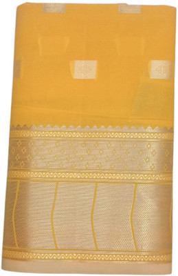ANAYA Self Design Handloom Cotton Silk Saree(Multicolor)