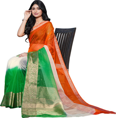 Aarunika SKT Digital Print Bollywood Art Silk Saree(Multicolor)