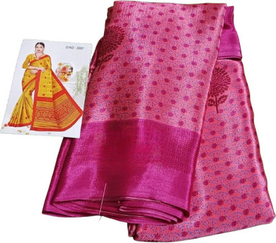 Akshaya Printed Daily Wear Chiffon Saree(Pink)