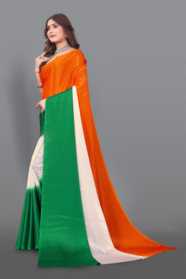 Aarunika SBT Dyed Bollywood Art Silk Saree(Multicolor)