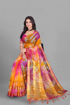 Aarunika SBT Self Design Bollywood Art Silk Saree(Multicolor)