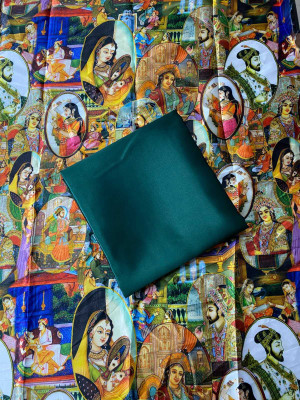 Arpita Fashion Self Design Bollywood Pure Silk Saree(Green)
