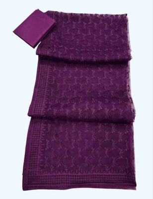 Julee Embroidered Bollywood Net Saree(Purple)