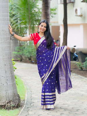 ADVIK CREATION Self Design Bollywood Viscose Rayon Saree(Multicolor)