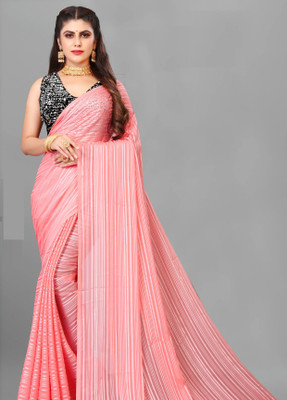 RADHA MADHAV Self Design Daily Wear Georgette Saree(Light Green)