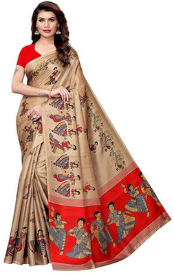 Deepshree Self Design Bollywood Polyester Saree(Multicolor)