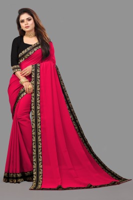 Mahadhya Self Design Daily Wear Georgette Saree(Pink)