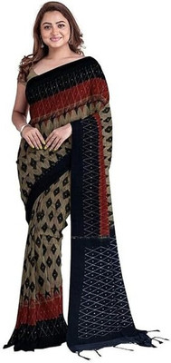 PRIYASAREE Self Design Handloom Cotton Blend Saree(Multicolor)