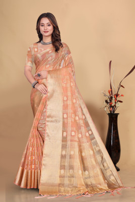 Aarunika SBT Solid/Plain Bollywood Organza Saree(Light Green)
