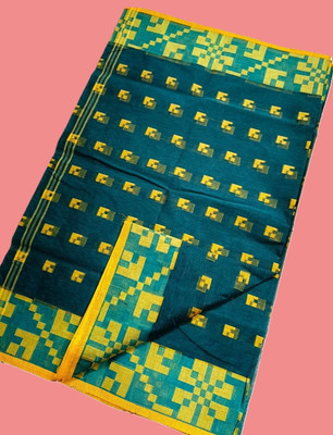 Maasaree Woven Tant Pure Cotton Saree(Multicolor)
