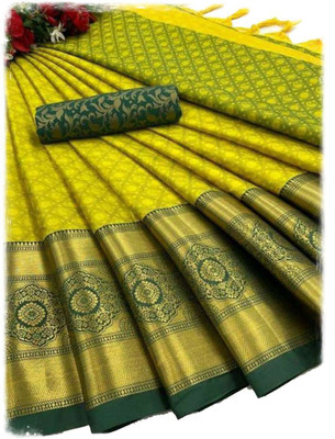 OMICRON FAB Cotton Silk Self Design Blouse Material